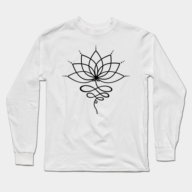 Lotus Long Sleeve T-Shirt by Razym